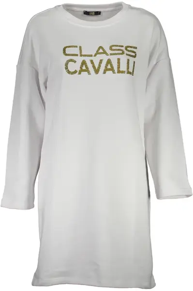 Bílá sportovní mikina Cavalli Class