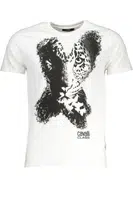 CAVALLI CLASS MEN'S SHORT SLEEVED T-SHIRT WHITE