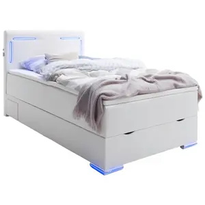 Xora POSTEL BOXSPRING, 120/200 cm, bílá