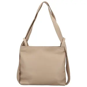 Dámský kožený kabelko/batoh pudrový - Delami Vera Pelle Antun