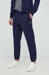 Tepláky Lacoste tmavomodrá barva, melanžové