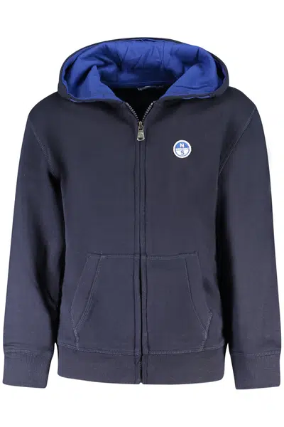 NORTH SAILS KIDS' ZIP-UP SWEATSHIRT BLUE