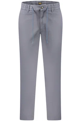 HUGO BOSS MEN'S BLUE TROUSERS