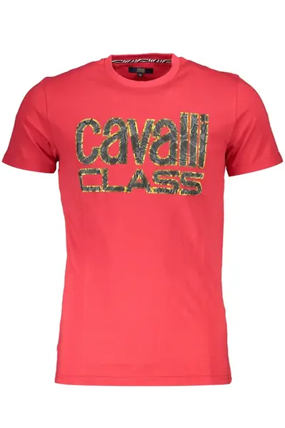 CAVALLI CLASS červené tričko