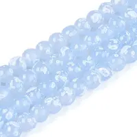 Baking Paint Glass Beads Strands