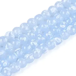 Baking Paint Glass Beads Strands