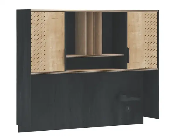 Nástavec na stůl sirius - dub černý, dub zlatý