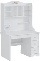 Malý psací stůl s nástavcem ballerina - bílá