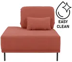 Levý polohovací otoman adapto - výběr potahu - snadné čištění