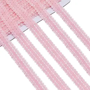 20M Polyester Stretch Frilly Edge Lace Ribbon