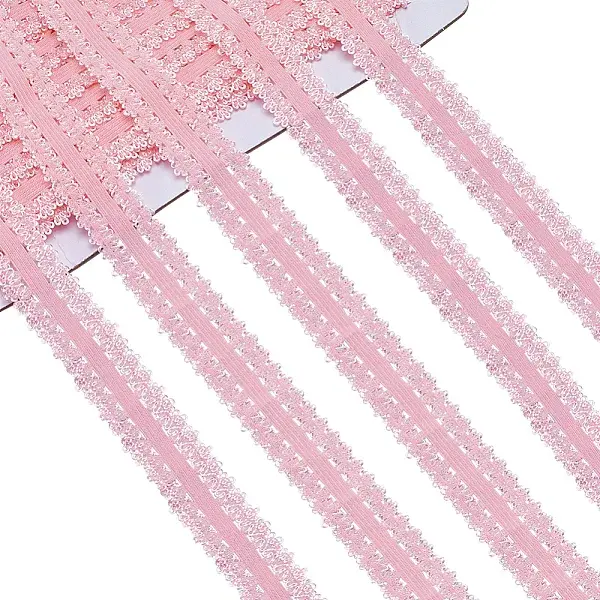 20M Polyester Stretch Frilly Edge Lace Ribbon
