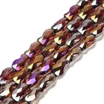 Electroplate Glass Beads Strands