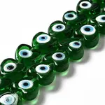 Handmade Evil Eye Lampwork Beads Strands