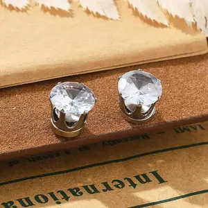 Cubic Zirconia Clip-on Earrings