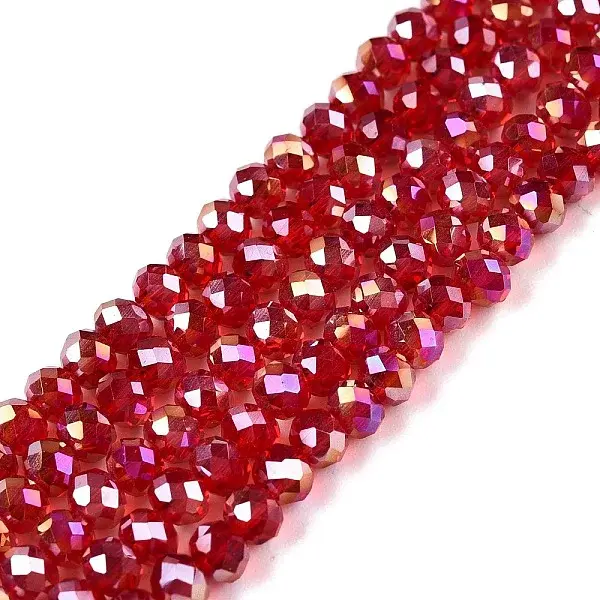 Electroplate Glass Beads Strands
