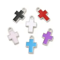 Alloy Enamel Pendants