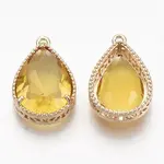 Faceted Glass Pendants