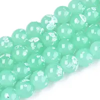 Baking Paint Glass Beads Strands