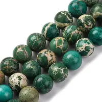 Dyed Natural Regalite/Imperial Jasper/Sea Sediment Jasper Beads Strands