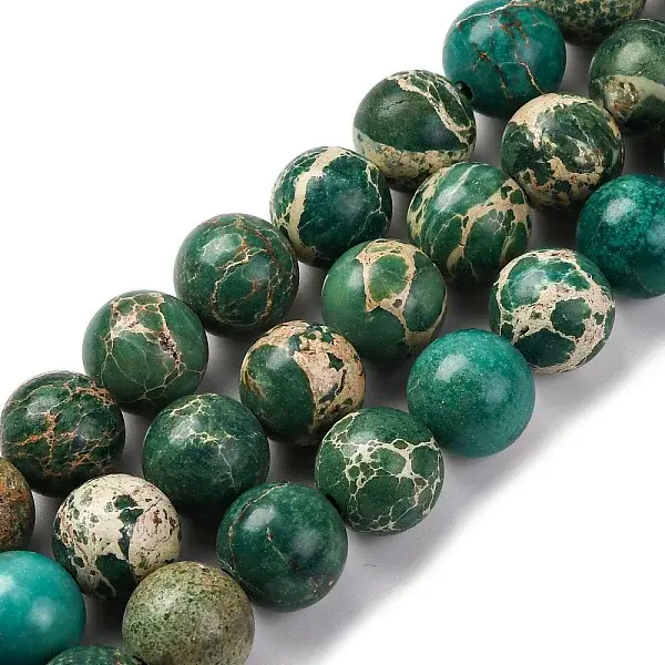 Dyed Natural Regalite/Imperial Jasper/Sea Sediment Jasper Beads Strands