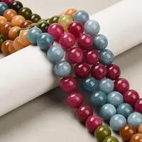 Natural White Jade Beads Strands