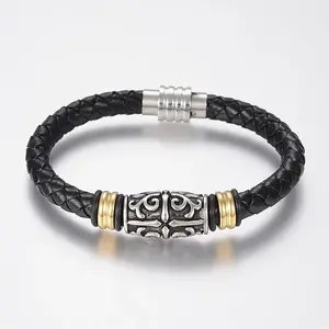 Braided Leather Cord Bracelets