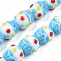 Handmade Bumpy Lampwork Beads Strands