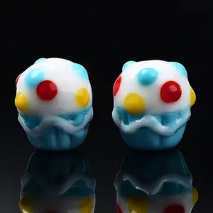 Handmade Bumpy Lampwork Beads Strands