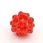 Transparent Glass Crystal Round Woven Beads