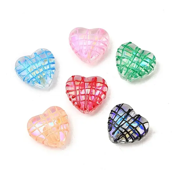 Transparent Glass Enamel Beads