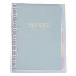 Rectangle Plastic Blank Recipe Notebook
