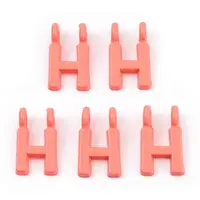 Rack Plating Spray Painted Alloy 2-Loop Link Pendants