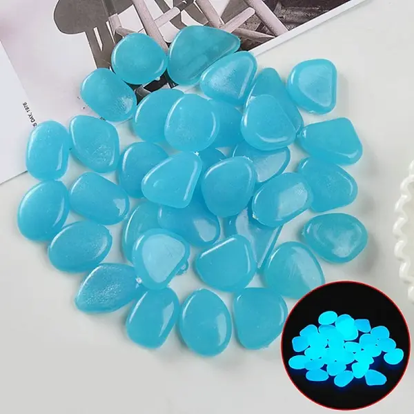 Resin Luminous Glow in the Dark Pebbles Stone