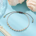 Glass Braided Bead Bracelets