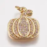 Brass Micro Pave Cubic Zirconia Charms