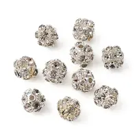 Brass Rhinestone Beads
