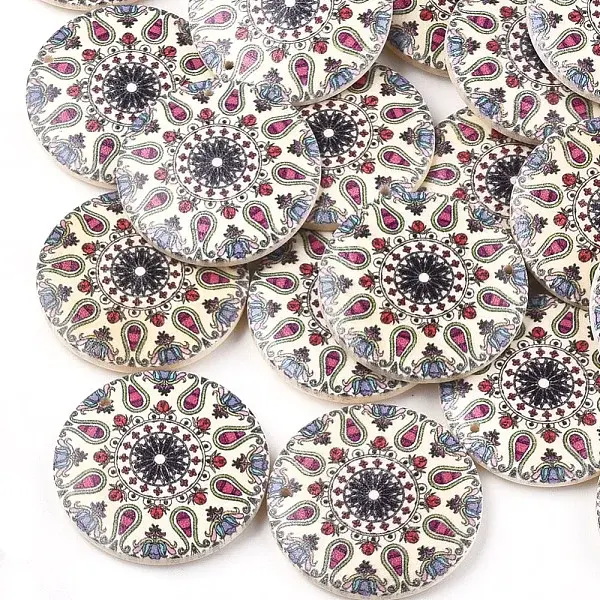 Printed Wooden Pendants