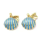 Brass Enamel Pearl Pendants