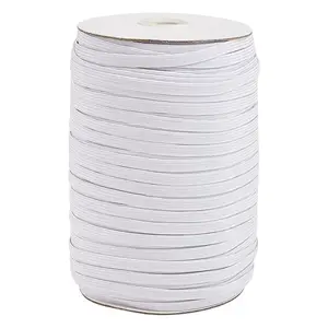 1/4 inch Flat Braided Elastic Rope Cord
