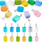 12Pcs 12 Colors Cat Eye Pendants