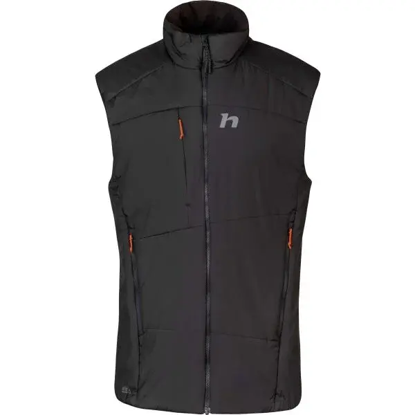 Hannah DEYN VEST Pánská zateplená vesta, tmavě šedá, velikost