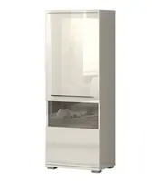 Střední vitrína s osvětlením tiana - béžová