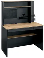 Malý psací stůl s nástavcem sirius - dub černý/dub zlatý