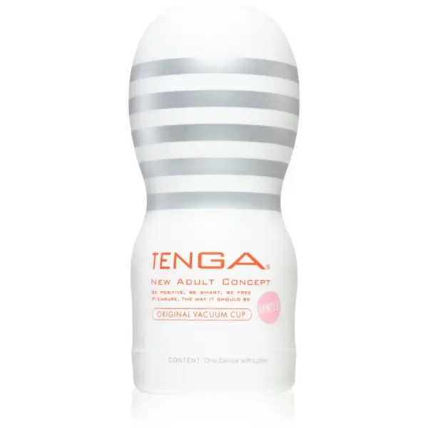 Tenga Original Vacuum Cup Gentle jednorazový masturbátor 15,5 cm