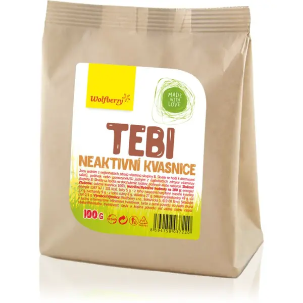 Wolfberry Tebi neaktívne kvasnice dochucovadlo 100 g