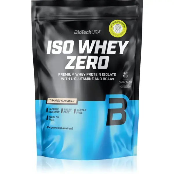 BioTechUSA Iso Whey Zero srvátkový izolát príchuť Tiramisu 454 g