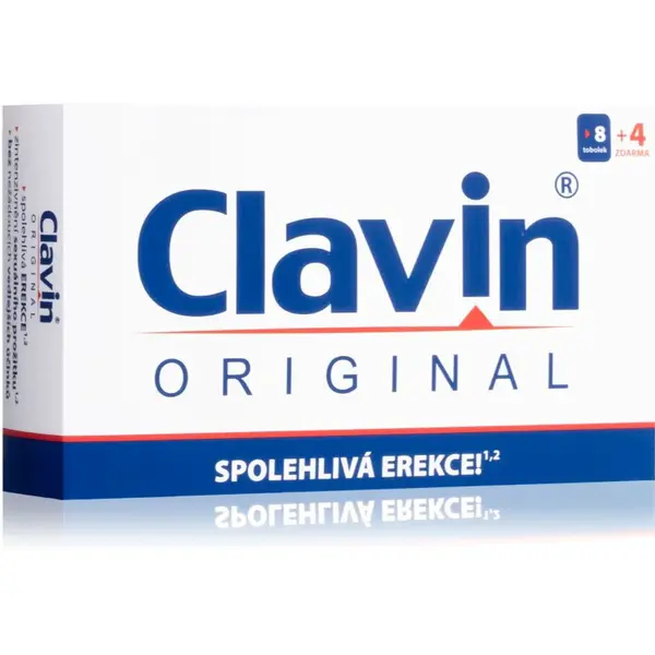 Clavin ORIGINAL tobolky pro podporu erekce 12 cps