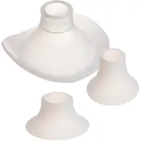 Canpol babies Replacement Silicone Parts for Breast Pumps Flanges & Inserts Set (24/21/19mm) náhradní silikonový trychtýř a vložky k odsávačce mateřsk