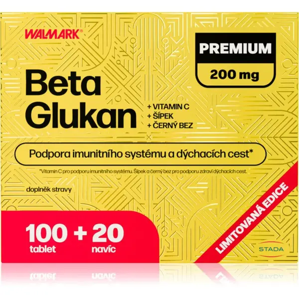 Walmark Beta Glukan Premium 200 mg tablety pro podporu imunitního systému 120 tbl