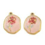 304 Stainless Steel with Enamel Pendants